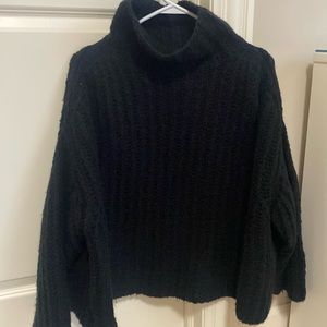 Free People Black Sweater